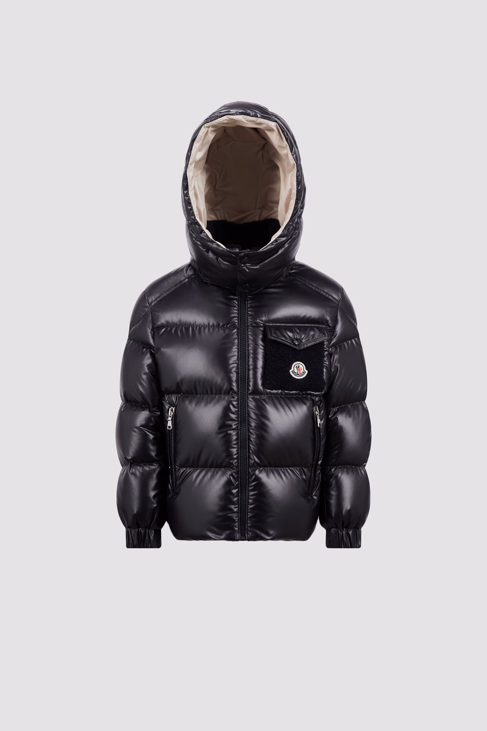 Yule Down Jacket Boy Night Blue Moncler